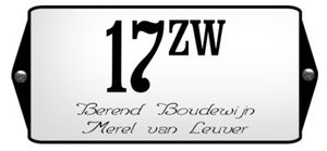 Emaille naamplaatje met huisnummer oor afmeting 20 x 10 cm