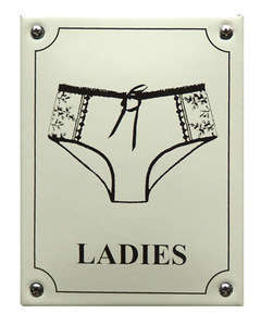 Toilet bord Ladies slip