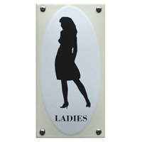 Toilet bord Ladies pictogram