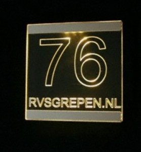 Led verlichte naamborden 