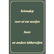 Emaille naamborden met tekst groot formaat