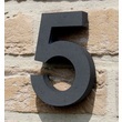 Huisnummer (s) / letter  natuursteen kleur grijs 
