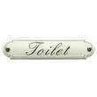 Emaille Toilet bord klassiek