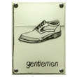 Toilet bord gentlemen schoen