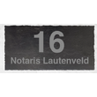 Leisteen naambord voordeur