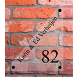 Driehoek naambord perspex