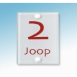 Goedkoop glazen naamplaat