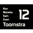Verlichte naambord met tekst